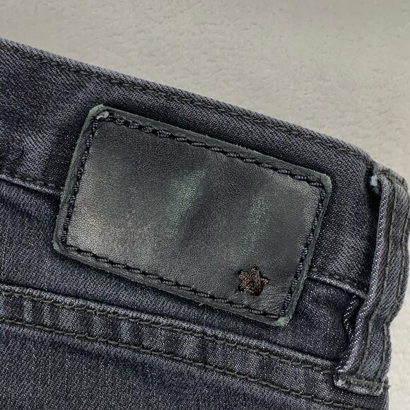 John Varvatos USA Bowery Jeans Mens 33 Black Slim Straight Stretch Meas: 34x32 - Picture 16 of 16